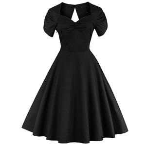 1960's Vintage Rockabilly Swing Dress, Cocktail Party Dress, Women's Casual Dress, Cotton Vintage Tea Dress, Party Swing Dress, #N12815