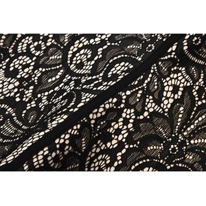 Sexy Black Floral Lace 4 Steel Bone Underwear Waist Cincher Body Shaper Underbust Corset N21648
