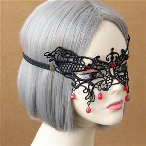 Princess Black Lace Masquerade Party Eyes Mask MS12986