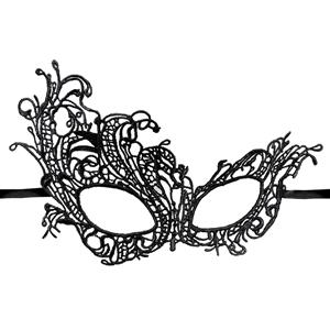 Women's Sexy Black Lace Venetian Masquerade Party Mask Halloween MS11768