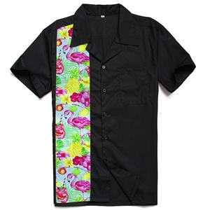 Vintage 1950's T-shirt, Male Clothing, Men's T-shirt, Rockabilly Style Shirt, Cheap Shirt, Fashion T-shirt, #N17723