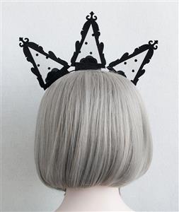 Black Queen Holloween Party Hairband J12850