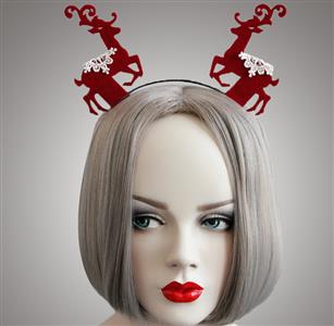 Christmas Elk Hair Hoop for Party J12915