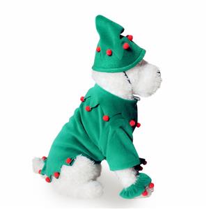 Christmas Elf Dog Costume XT12356