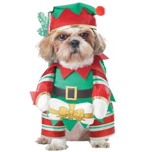 Christmas Elf Dog Costume XT12357