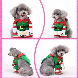 Christmas Elf Dog Costume XT12357