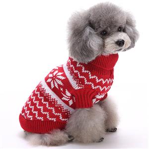 Pet Christmas Snowflake Dog Sweater N12274