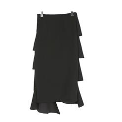 Elegant Ruffles Irregular Casual Long Skirt N13070
