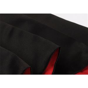 Elegant Black Round Neck Sleeveless Asymmetrical High Low Evening Party Dress N18669