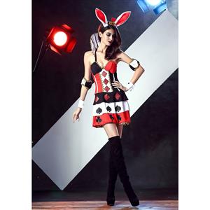 Evil Red Queen Dress Costume N11673