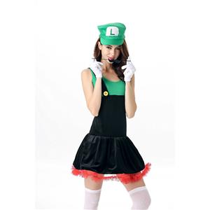 Fancy Women's Pretty Mario Skirt Costume N11690