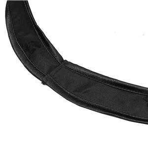 Retro Sexy Black Printed Hanging Neck 13 Plastic Boned Lace-up Underbust Corset N23310