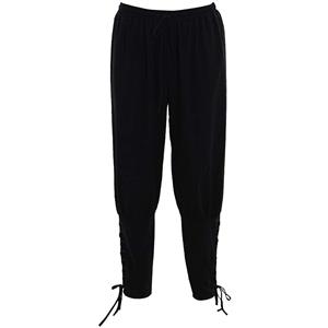Men's Fashion Elastic High Waisted Costume Jodhpurs Comfort Sweatpants N19049