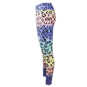 Fashion Flex Colorful Leopard Print Leggings Yoga Running Workout Exercise L11553