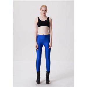 Fashion Stretchy Plain Zipper Casual Workout Leggings Exercise Bodybuilding Jogging L11758