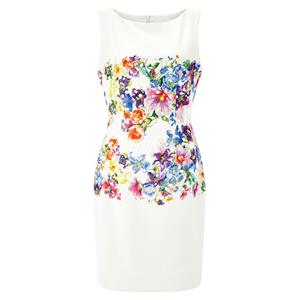 Fashion Floral Lace Detail Midi Dress N11730