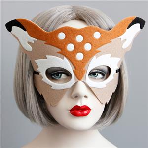Halloween Masks, Costume Ball Masks, Masquerade Party Mask, Adult and Child Mask, Half Mask, Animal Masks, #MS13010