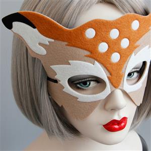 Super Cute Fawn Masquerade Party Half Mask MS13010