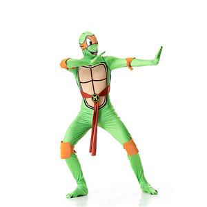 Funny Turtle Jumpsuit Adult Ninja Halloween Cosplay Costume N18011
