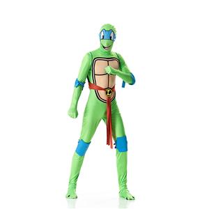 Halloween Funny Costumes, Ninja Cosplay Costume, Green Turtle Cosplay Costume, Turtle Jumpsuit Ninja Halloween Costume, Plus Size Costume, #N18013