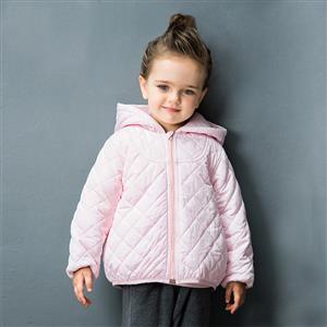 Girls Classic Hooded Quilted jacket, Girls Down Jacket, Winter Clothing for Girls, Winter Coat for Girls, #N12335
