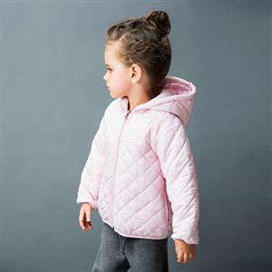 Girls Classic Hooded Quilted jacket N12335