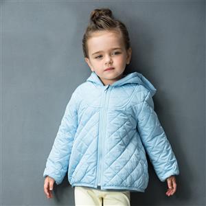 Girls Classic Hooded Quilted jacket N12337