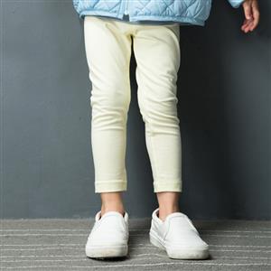 Girls Plain Cotton Leggings N12230