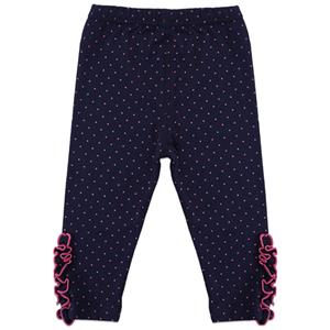 Girls Polka Dot Print Lace Trim Leggings, Girls Fall Clothing, Leggings for Girls, Girls Pants,  #N12236