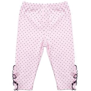 Girls Polka Dot Print Lace Trim Leggings, Girls Fall Clothing, Leggings for Girls, Girls Pants,  #N12238
