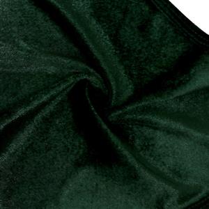 Sexy Gothic Atrovirens Velvet Deep V Lace-Up High-cut Bodysuit N14507