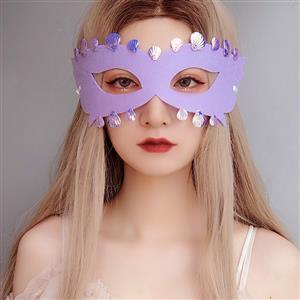 Noble Mermaid Princess Seashell Adult Masquerade Party Halloween Anime Cosplay Eye Mask MS21441