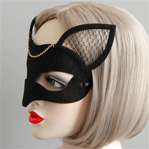 Adult Halloween Masquerade Party Fox Half Mask MS13003