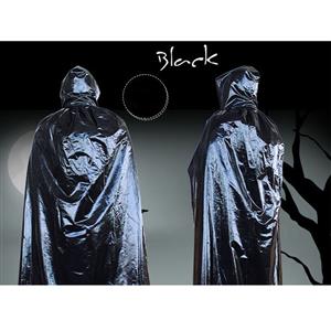 Full Length Halloween Grim Reaper Hooded Cape Adult Cosplay Party Costume Cloak N20075