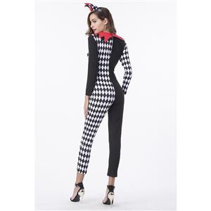 Sexy Harlequin Joker Adult Catsuit Costume N14759