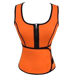 Fashion Latex Waist Training Vest Corset with Girdles for Sport Gym N12623