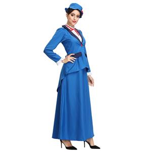 Noble Medieval Madam Coat and Long Skirt Suit Masquerade Costume N19152