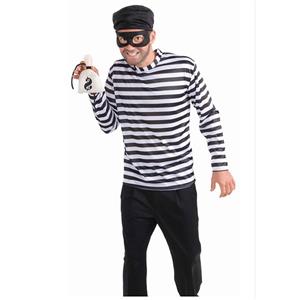 Men's Bank Robbin Bandit Adult Cosplay Costume N17743