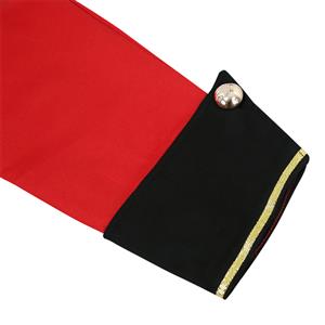 Burlesque Men's Red Ringmaster Tailcoat Jacket N14550