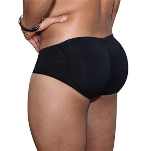 Men's Sexy Black Briefs Elastic Underpants Cozy Male Undergarments PT18450