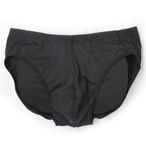 Men's Sexy Black Briefs Elastic Underpants Cozy Male Undergarments PT18450