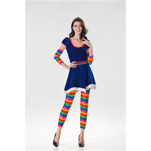 Naughty Adult Colorful Halloween Cosplay Costumes N17993