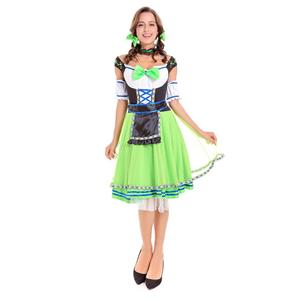 Sexy Maid Costume, Women's Beer Girl Costume, Bavarian Beer Girl Costume, Oktoberfest Wench Adult Dirndl Dress, Oktoberfest Beer Babe Costume, #N14619