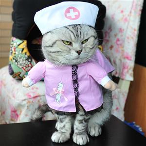 Nurse Cosplay Costume Dressing Up Party for Cats N12397