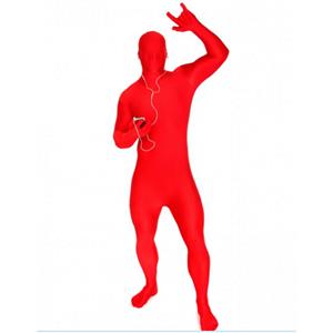 Men's Red Invisible Man Bodysuit Halloween Costume N15653