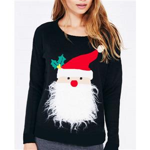 Santa Claus Long Sleeve Pullover Sweatshirt N12263