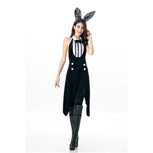 Sexy Black Bunny Gril Halloween Costume  N11670