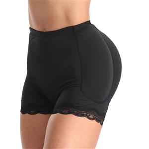 Sexy Black Shorts Elastic Seamless Panties Breathable Female Hip-lifting Underwear PT20392