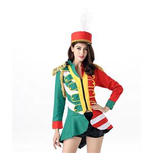 Honor Majorette Drum Leader Baton Gril Halloween Costume Uniform N11671