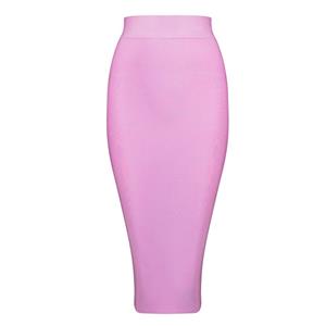 Women's Sexy OL Style Split Knee Length Bodycon Party Skirt N15177